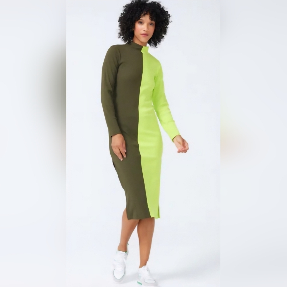 Terez Colorblock Midi Dress